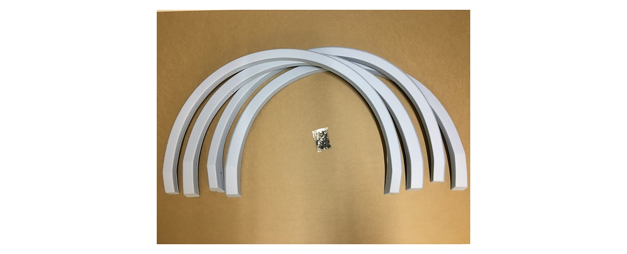 Старт продаж расширителей колесных арок под штатные бампера для Volkswagen Tiguan II